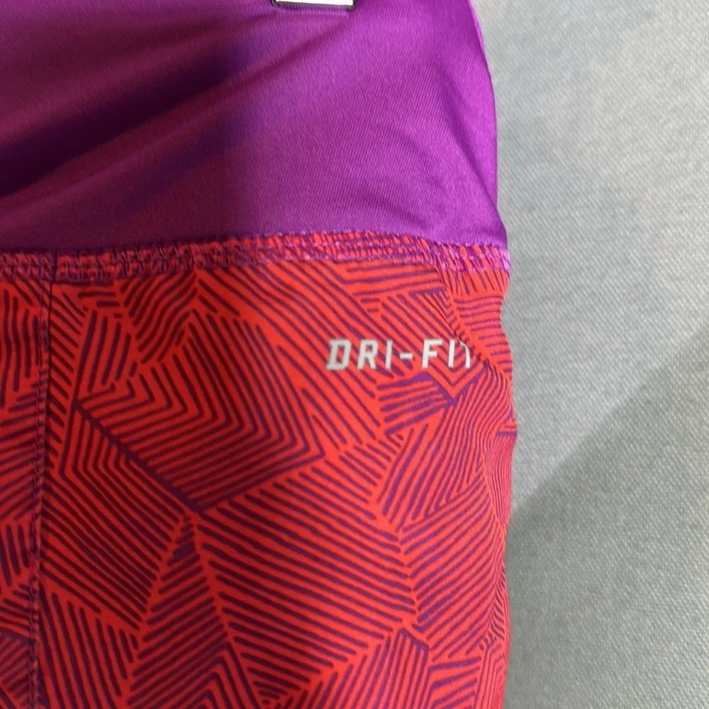 Nike‎ Purple and Red Athletic Shorts with women’s X small Compression Liner